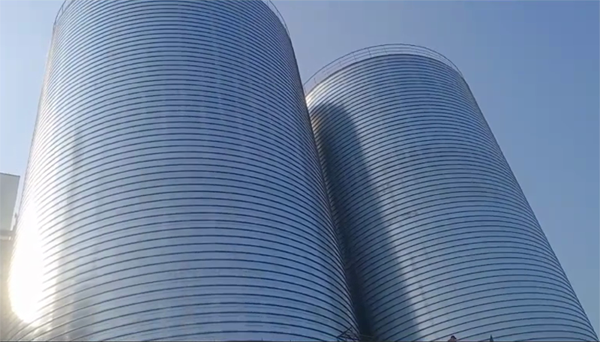 普兰2座混凝土高架卷板仓